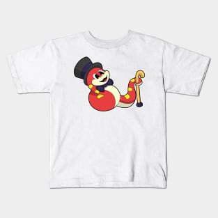 Snake as Groom with Hat Kids T-Shirt